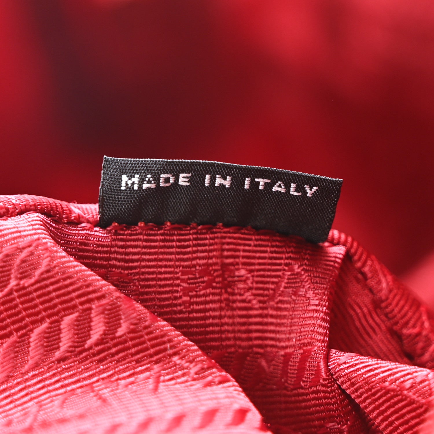 Prada Tessuto Nylon Vela Cosmetic Pouch Rosso 7 of 10