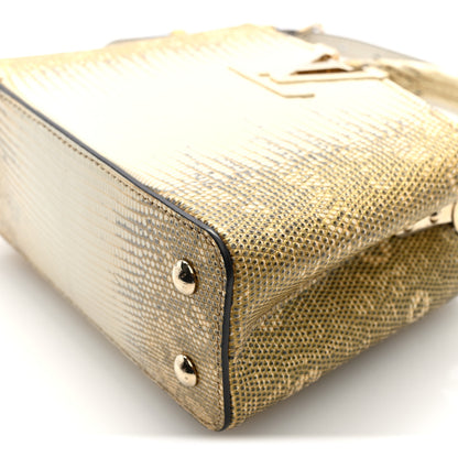 Louis Vuitton Lizard Ombre Capucines Mini Natural 9 of 9