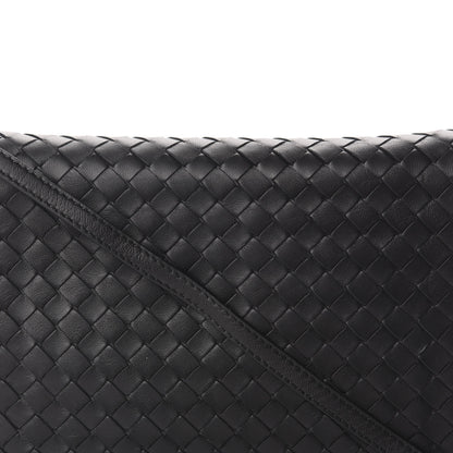 Bottega Veneta Nappa Intrecciato Flap Crossbody Black 9 of 9