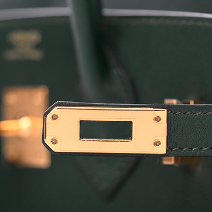 Hermes Veau Jonathan Birkin 25 Vert Tropical 13 of 32