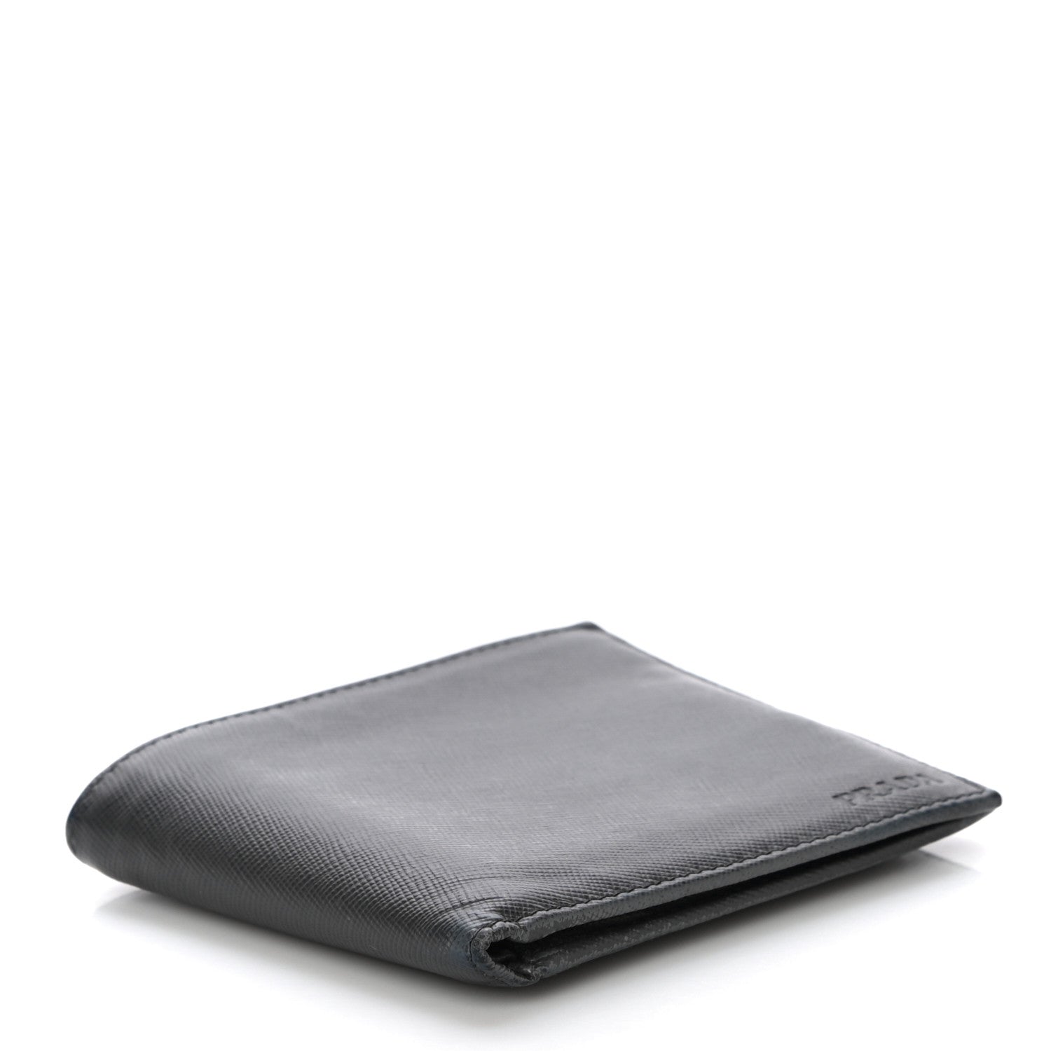 Prada Saffiano Bi-Fold Wallet Grafite 4 of 13