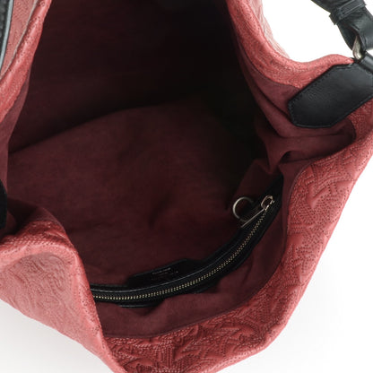 Louis Vuitton Monogram Lambskin Antheia Hobo PM Framboise 5 of 8