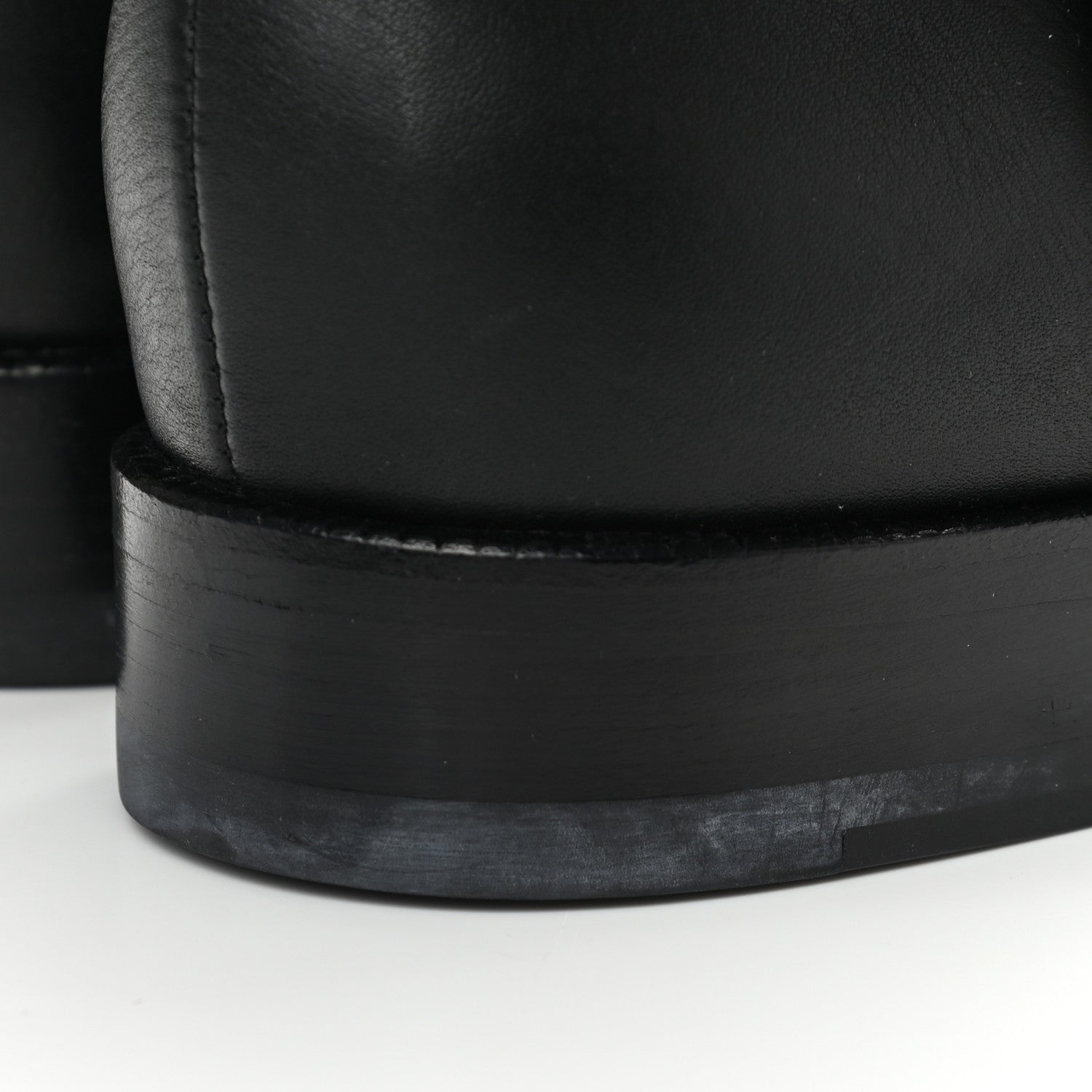 Gucci Calfskin Interlocking G Knee High Boots 39.5 Black 8 of 10