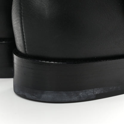 Gucci Calfskin Interlocking G Knee High Boots 39.5 Black 8 of 10