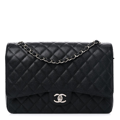 Chanel Caviar Quilted Maxi Double Flap Black 1 of 13