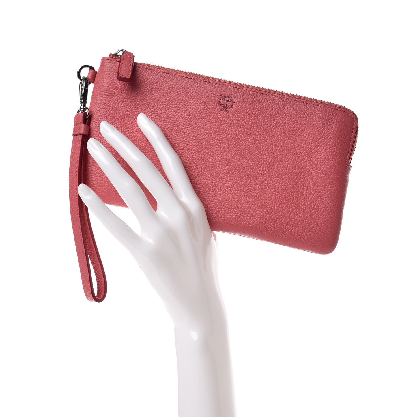 Calfskin Milla Tech Pouch Pink