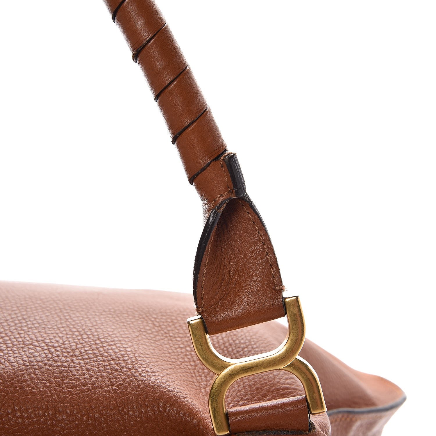 Chloe Calfskin Large Marcie Satchel Tan 17 of 24