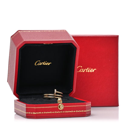 Cartier 18K Yellow Gold Diamond Juste Un Clou Wrap Ring 60 9 6 of 6