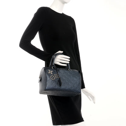 Louis Vuitton Empreinte Pins Speedy Bandouliere 25 NM Marine 3 of 8