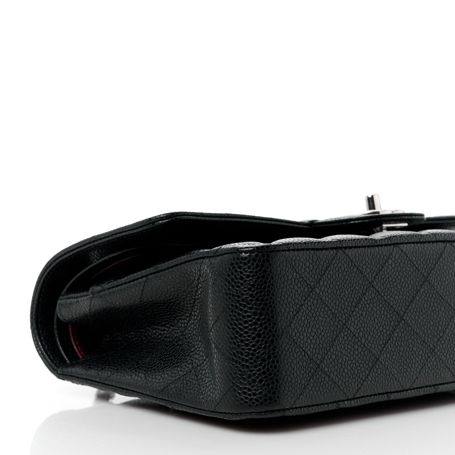 Chanel Caviar Quilted Medium Double Flap Black 10 of 14