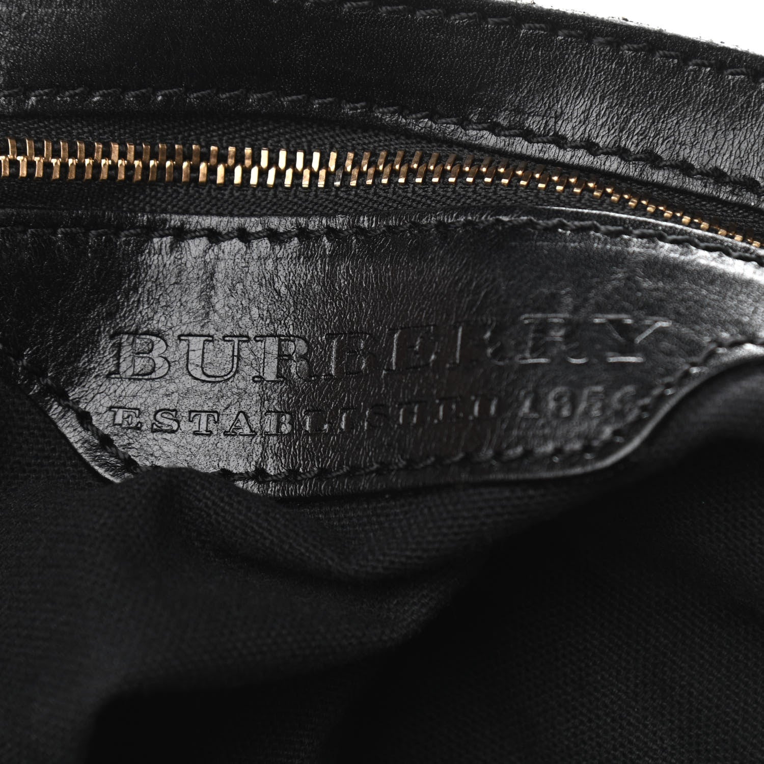 Burberry Smoked Check Chain Strap Hobo BLACK 8 of 14