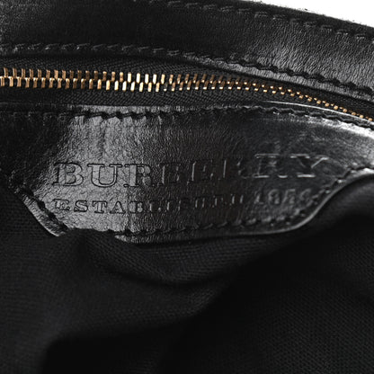 Burberry Smoked Check Chain Strap Hobo BLACK 8 of 14