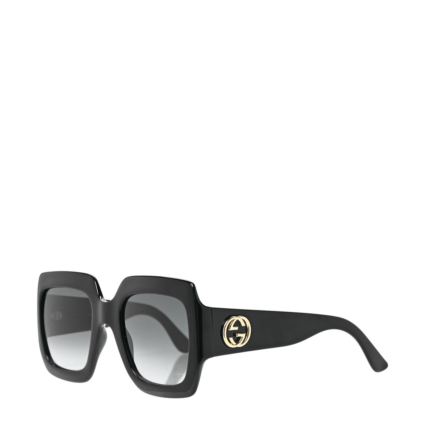 Acetate Square Frame Sunglasses GG0053S Black