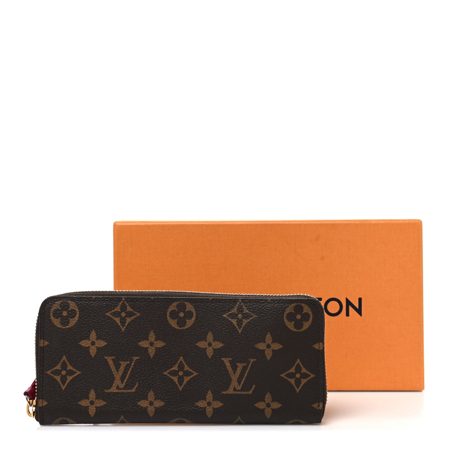 Monogram Clemence Wallet Fuchsia