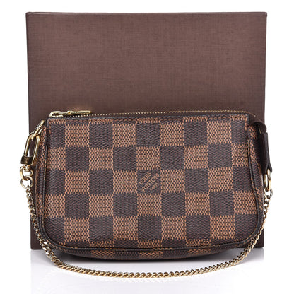 Louis Vuitton Damier Ebene Mini Pochette Accessories 9 of 9