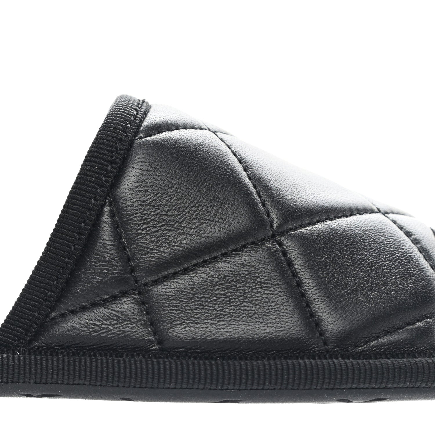 Chanel Lambskin CC Flat Mules S Black 3 of 11