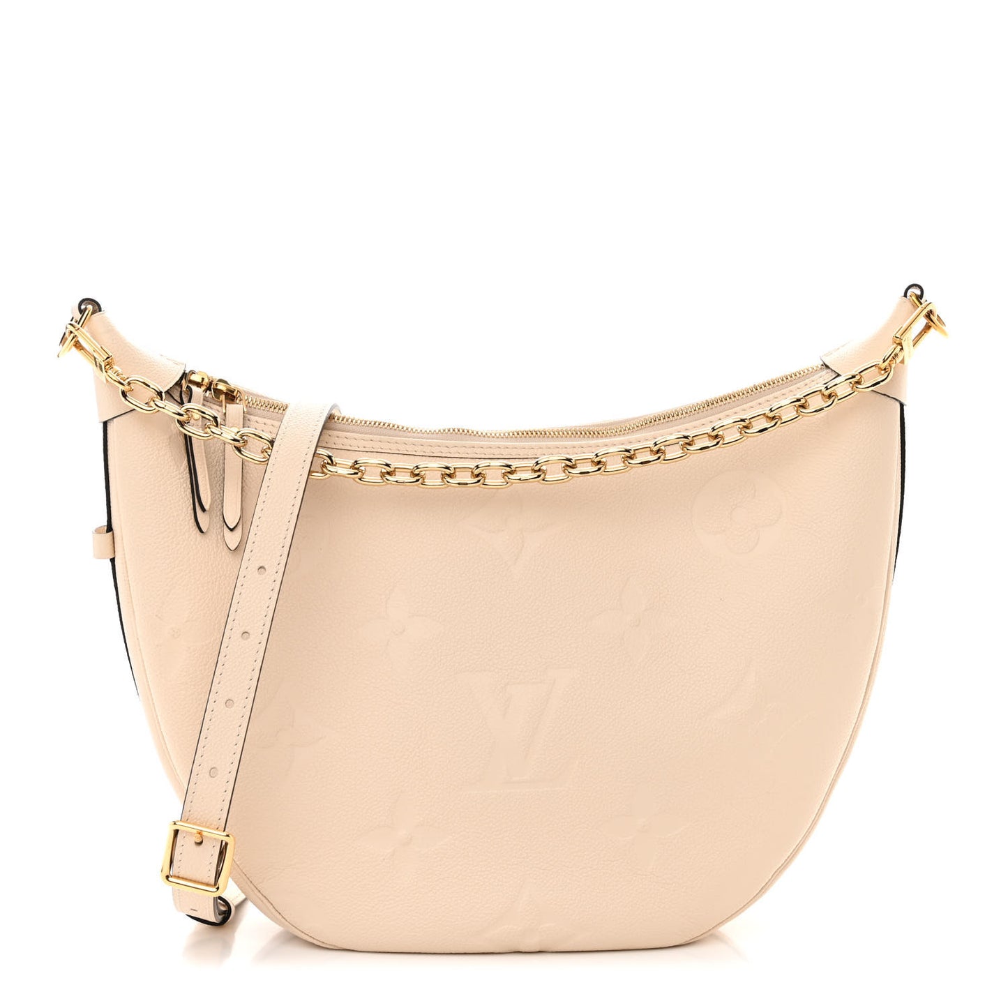 Empreinte Monogram Giant Loop Hobo Cream