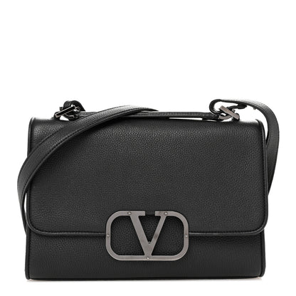 Valentino Garavani Grainy Calfskin Monochrome Bag Black 1 of 11