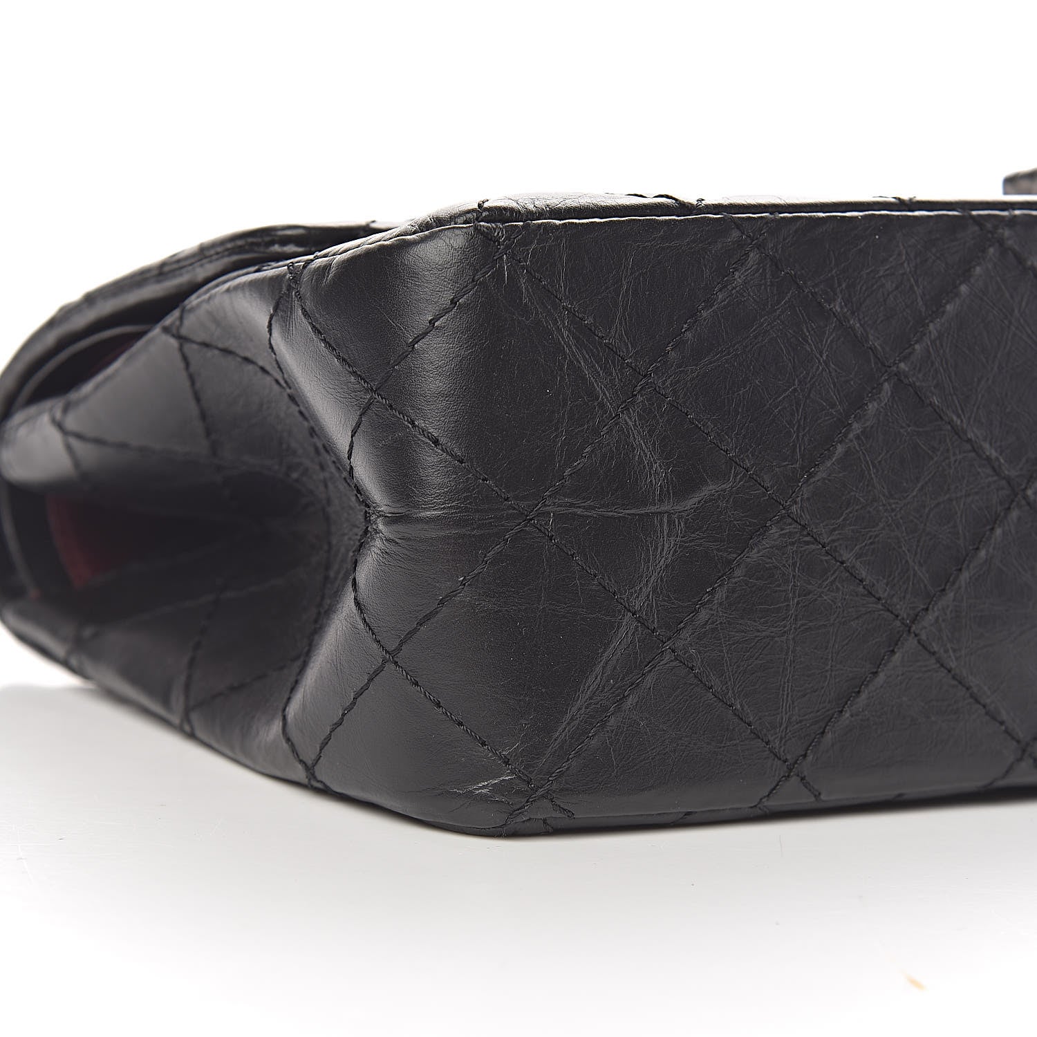 Chanel Aged Calfskin Quilted 2.55 Reissue 226 Flap Black 8 of 10