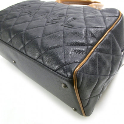 Chanel Caviar Quilted Boston Navy 5 of 13
