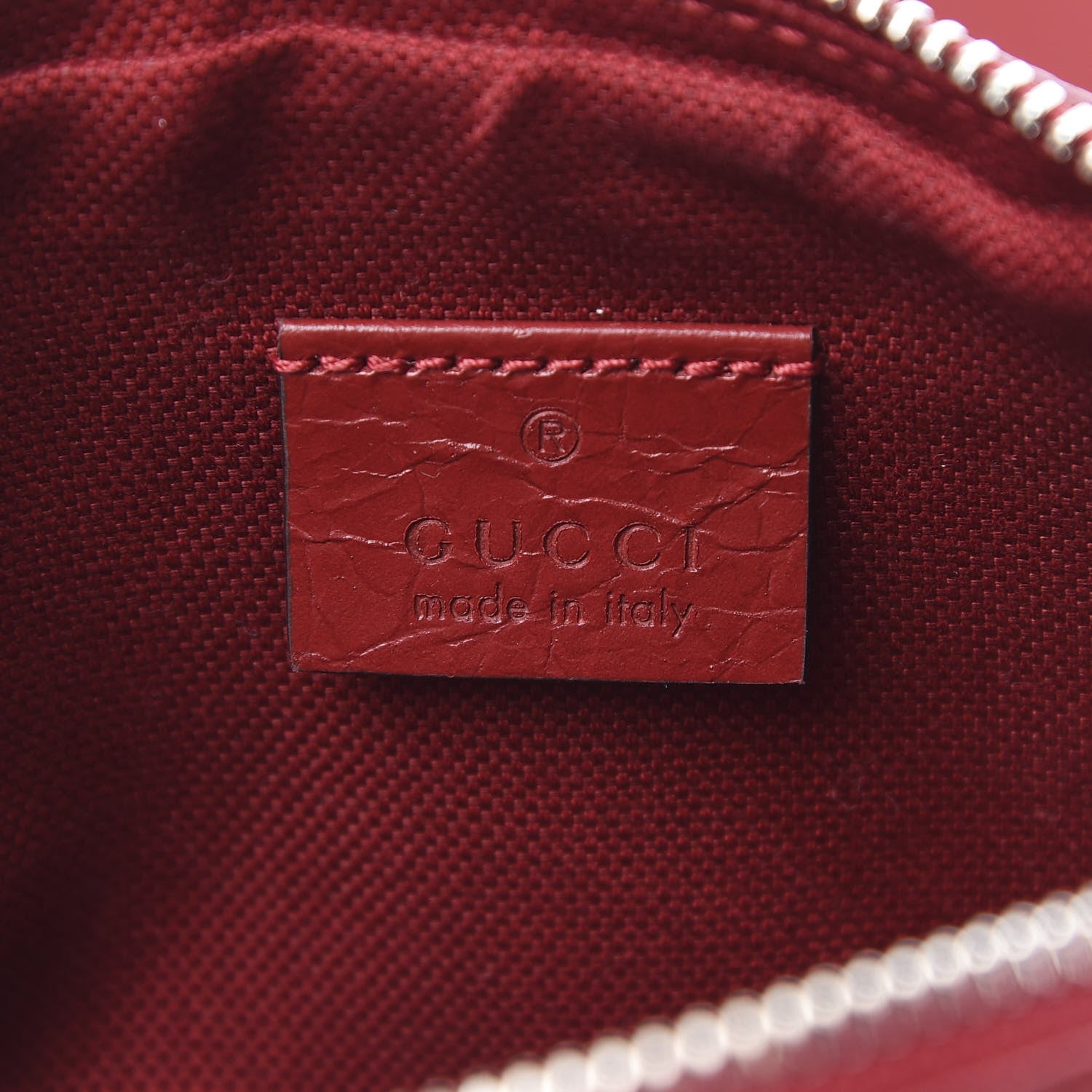 Gucci Fluffy Calfskin Mini Morpheus Belt Bag Red 6 of 11