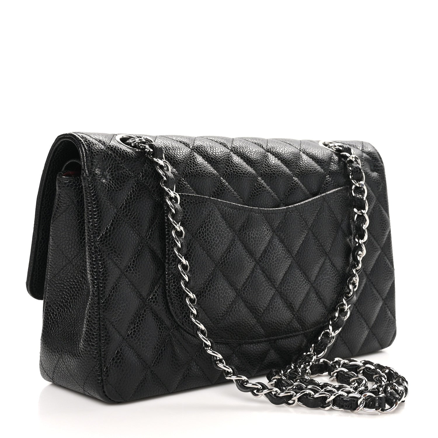 Chanel Caviar Quilted Medium Double Flap Black 3 of 10