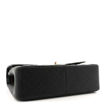 Chanel Caviar Quilted Jumbo Double Flap Black 4 of 11
