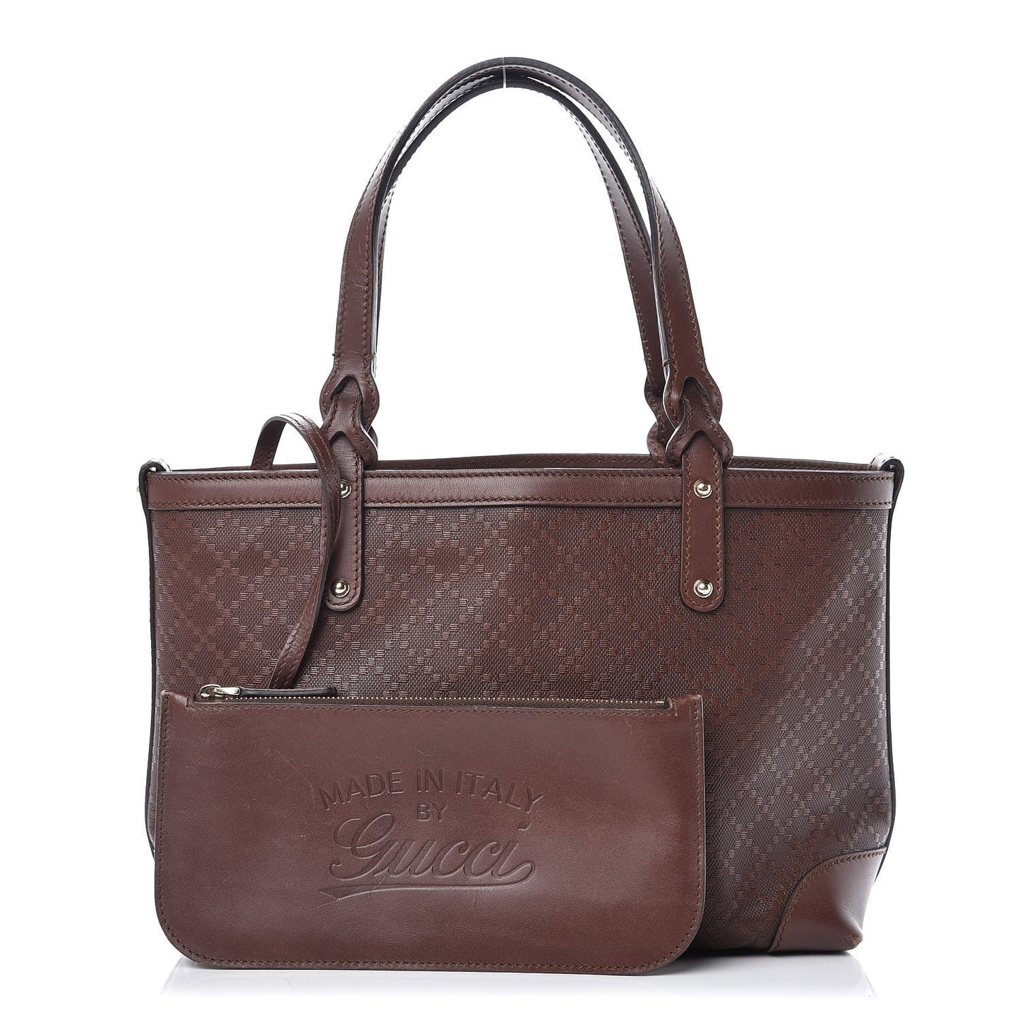 Diamante Calfskin Small Craft Tote Cuir