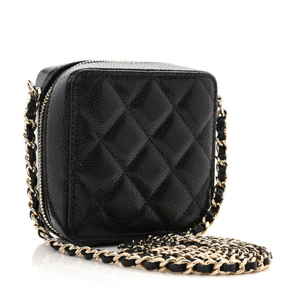 Chanel Caviar Quilted Clutch With Chain Black 3 of 9