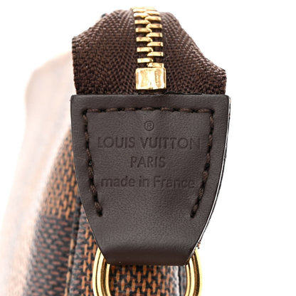 Louis Vuitton Damier Ebene Mini Pochette Accessories 6 of 9