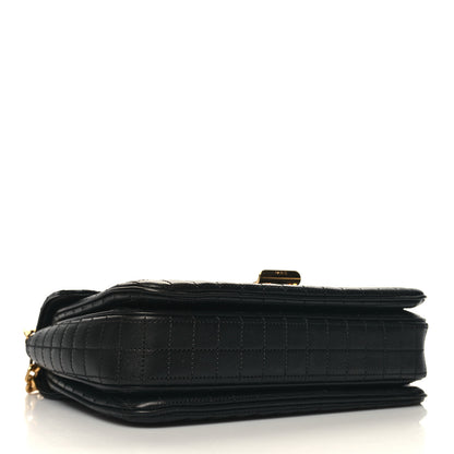 Celine Calfskin Quilted Medium C Bag Black 4 of 11