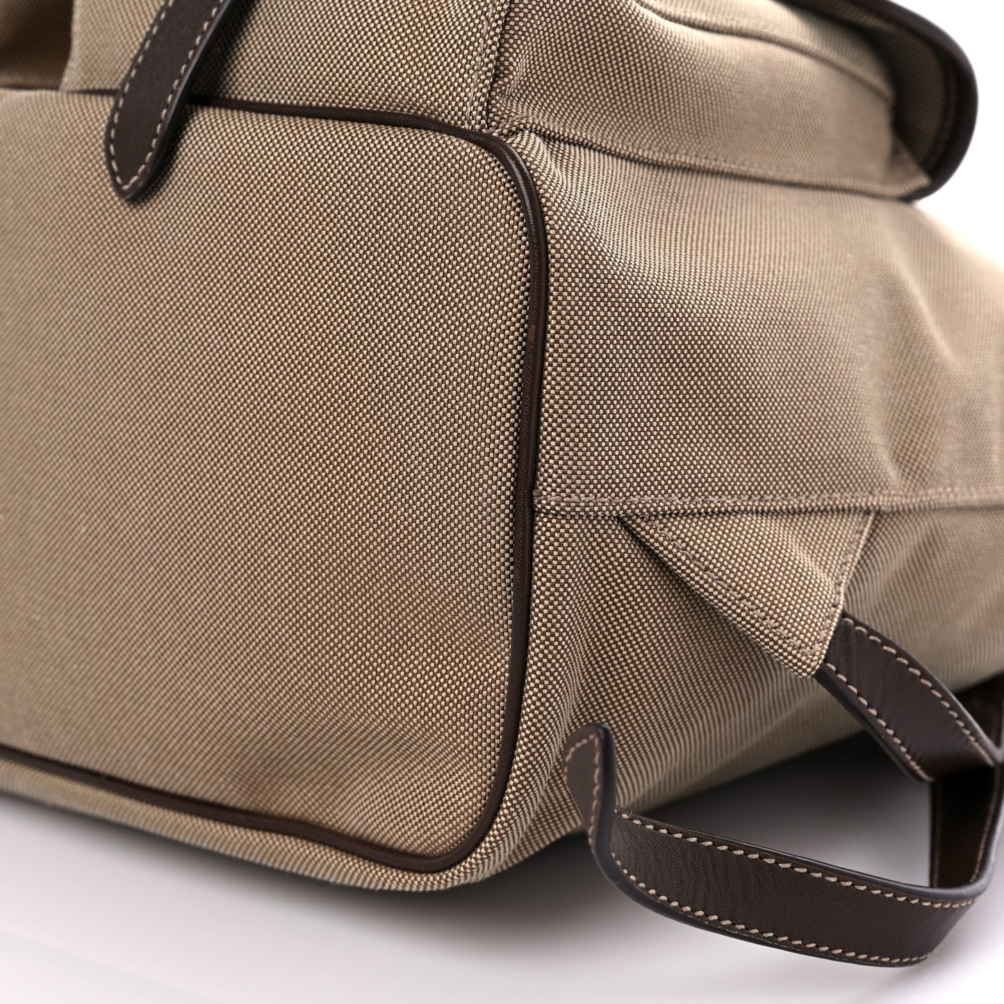 Jacquard Logo Rucksack Backpack Corda Bruciato