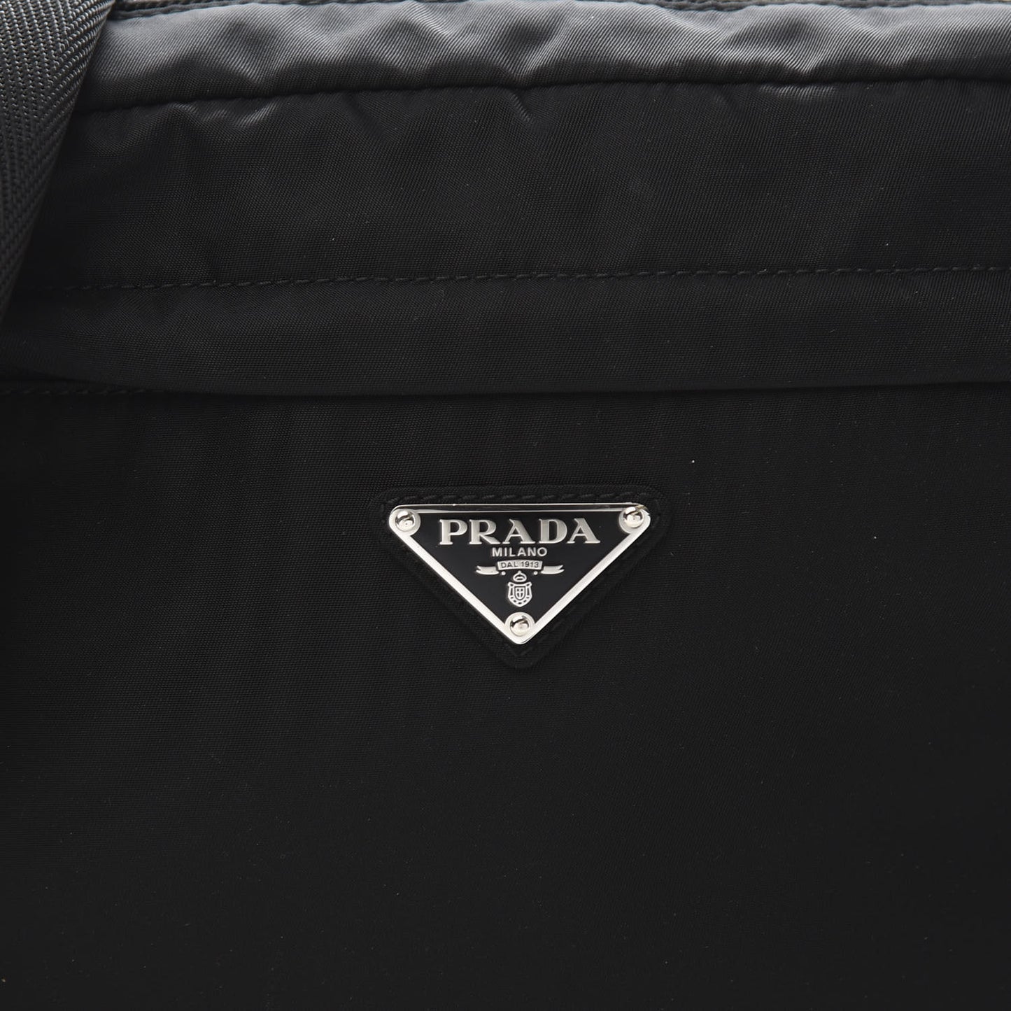 Tessuto Nylon Messenger Bag Black