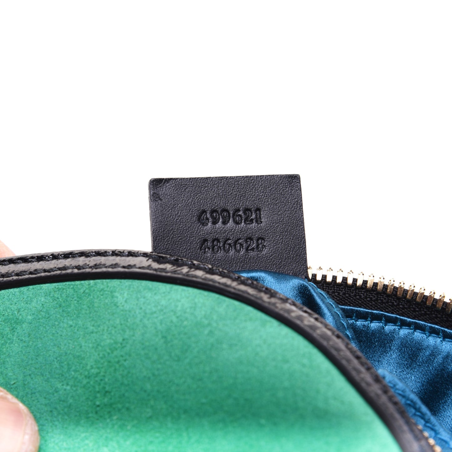 Suede Patent GG Web Small Ophidia Dome Shoulder Bag New Shamarock Black