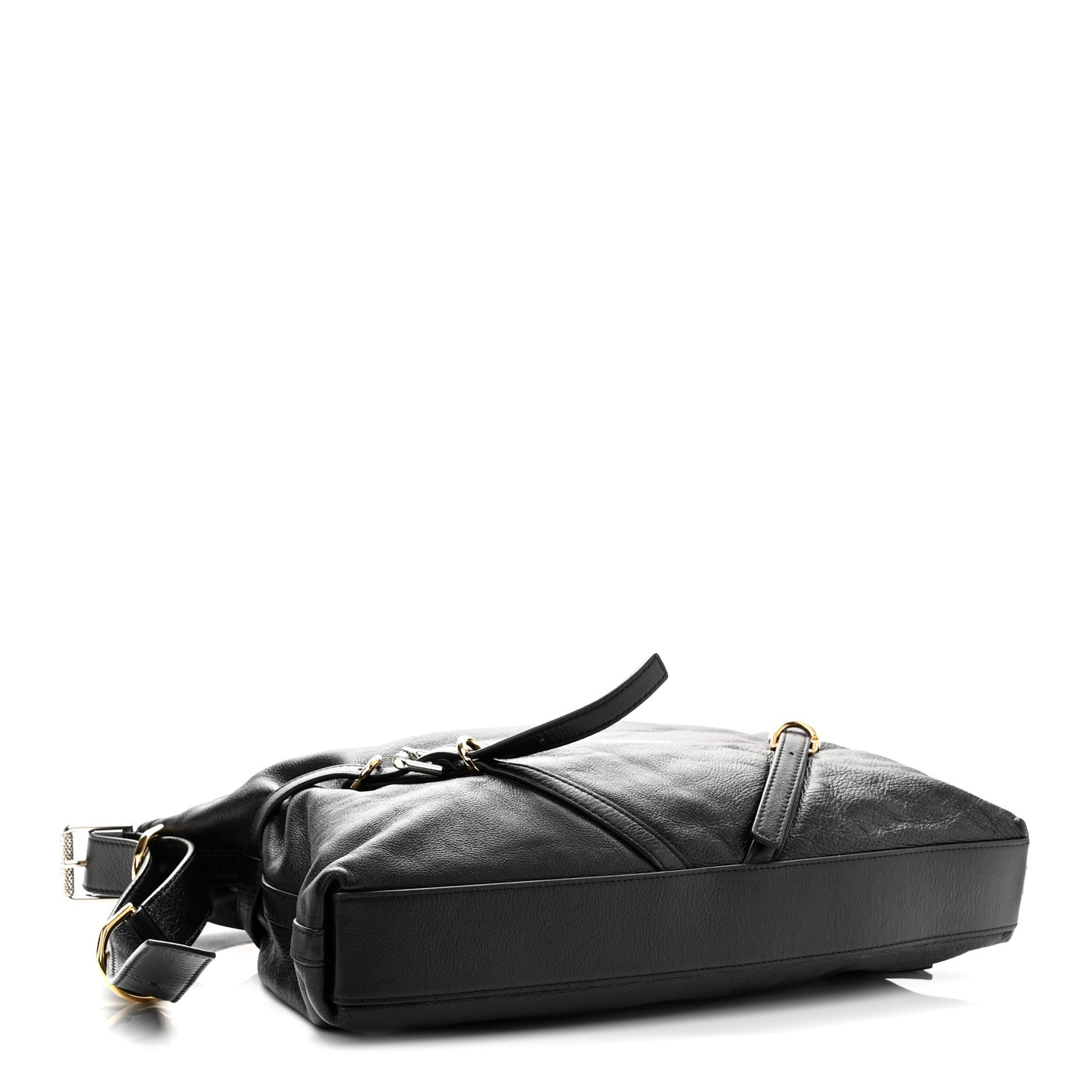 Calfskin Medium Voyou Bag Black