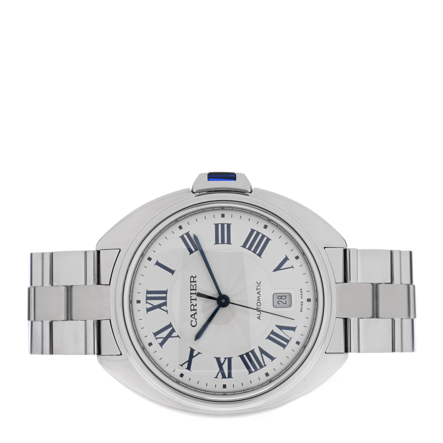 Stainless Steel 40mm Cle De Cartier Automatic Watch