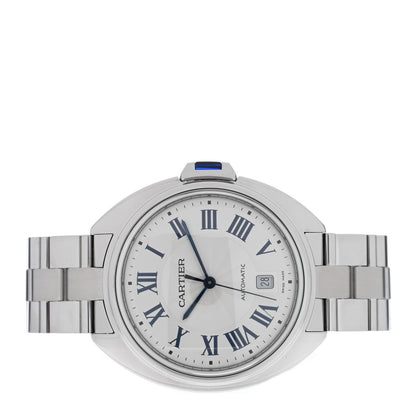 Cartier Stainless Steel 40mm Cle De Cartier Automatic Watch 2 of 5