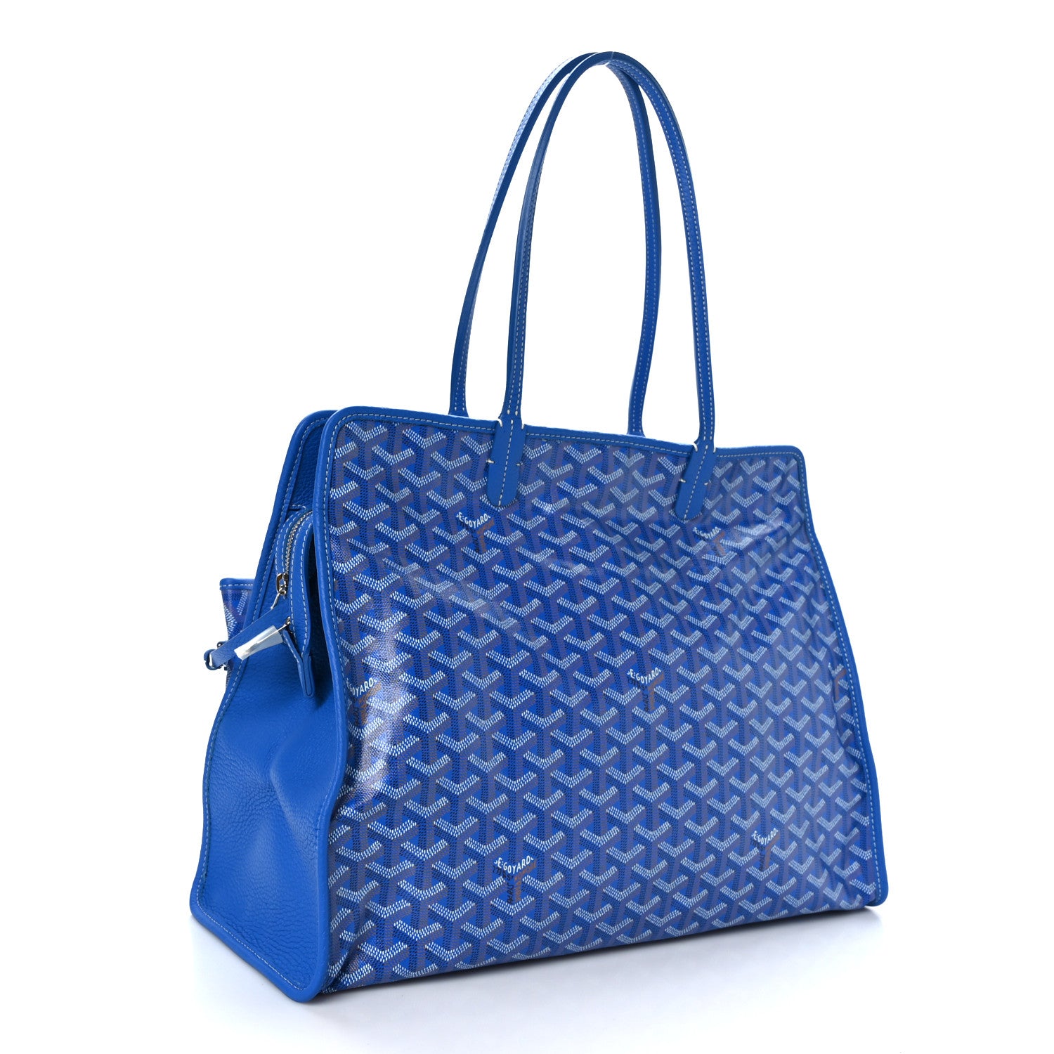 Goyard Goyardine Sac Hardy Pet Carrier PM Sky Blue 4 of 9