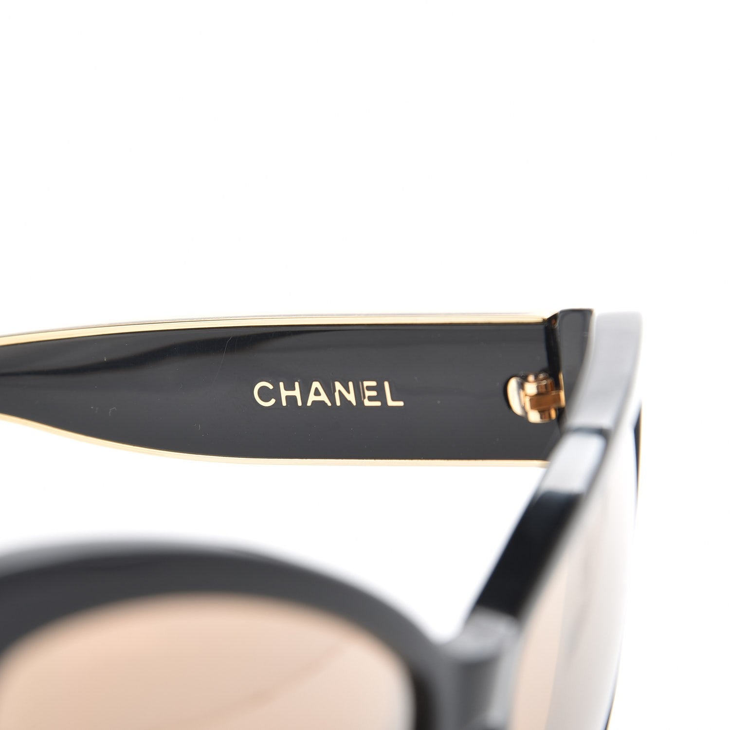 Chanel Acetate CC Cat Eye Sunglasses 5271 Black 5 of 7