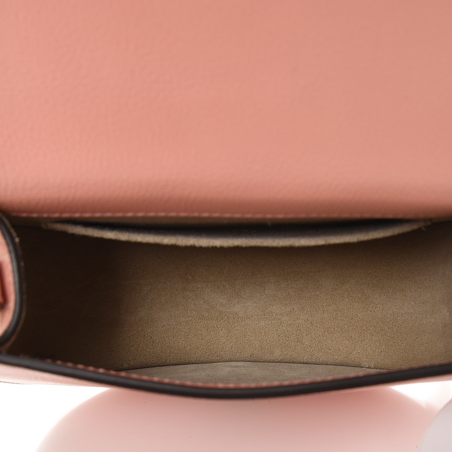 Chloe Calfskin Suede Small Nile Bracelet Bag Ideal Blush 5 of 6