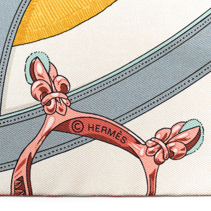Hermes Silk Cavalcadour Maxi Twilly 4 of 4