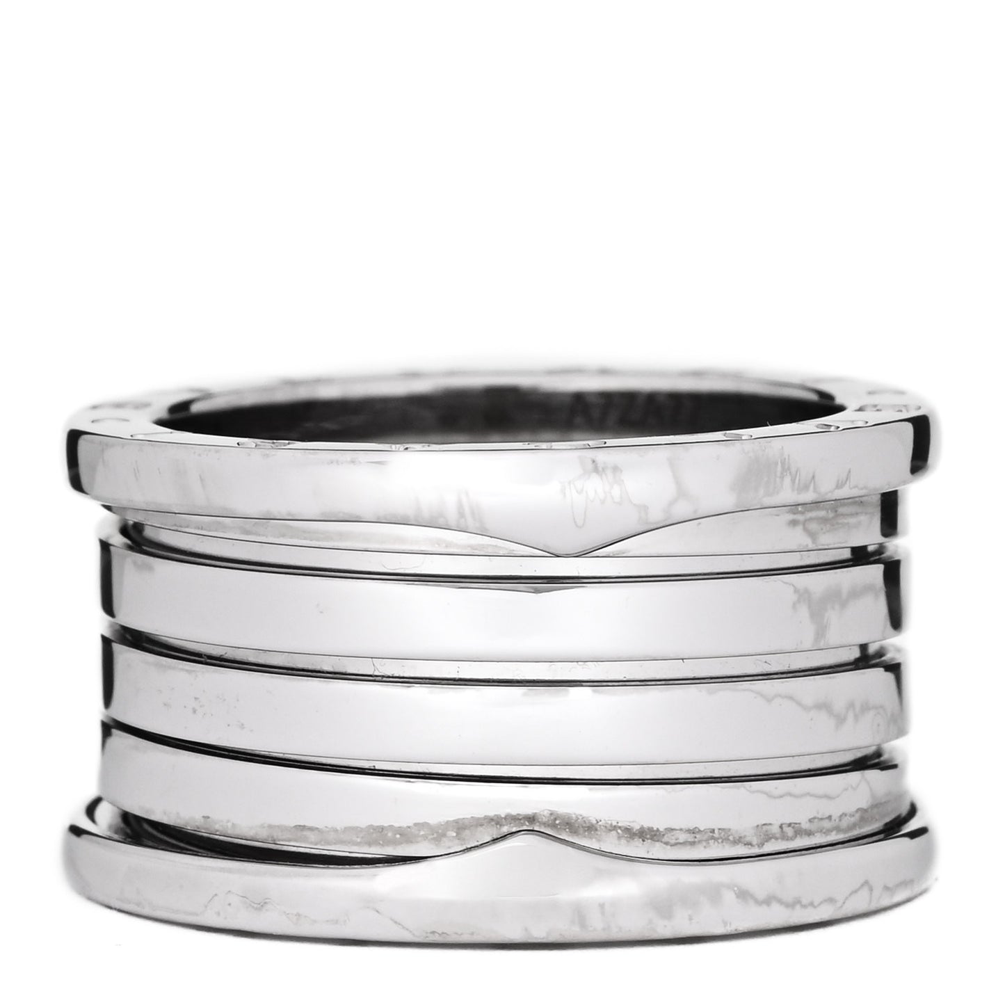 18K White Gold B.Zero1 Four-Band Ring 57 8