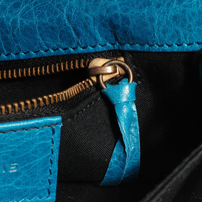 Balenciaga Agneau Envelope Clutch Lagon 8 of 10