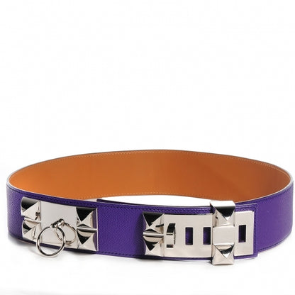Hermes Epsom Collier De Chien Belt Crocus 1 of 6