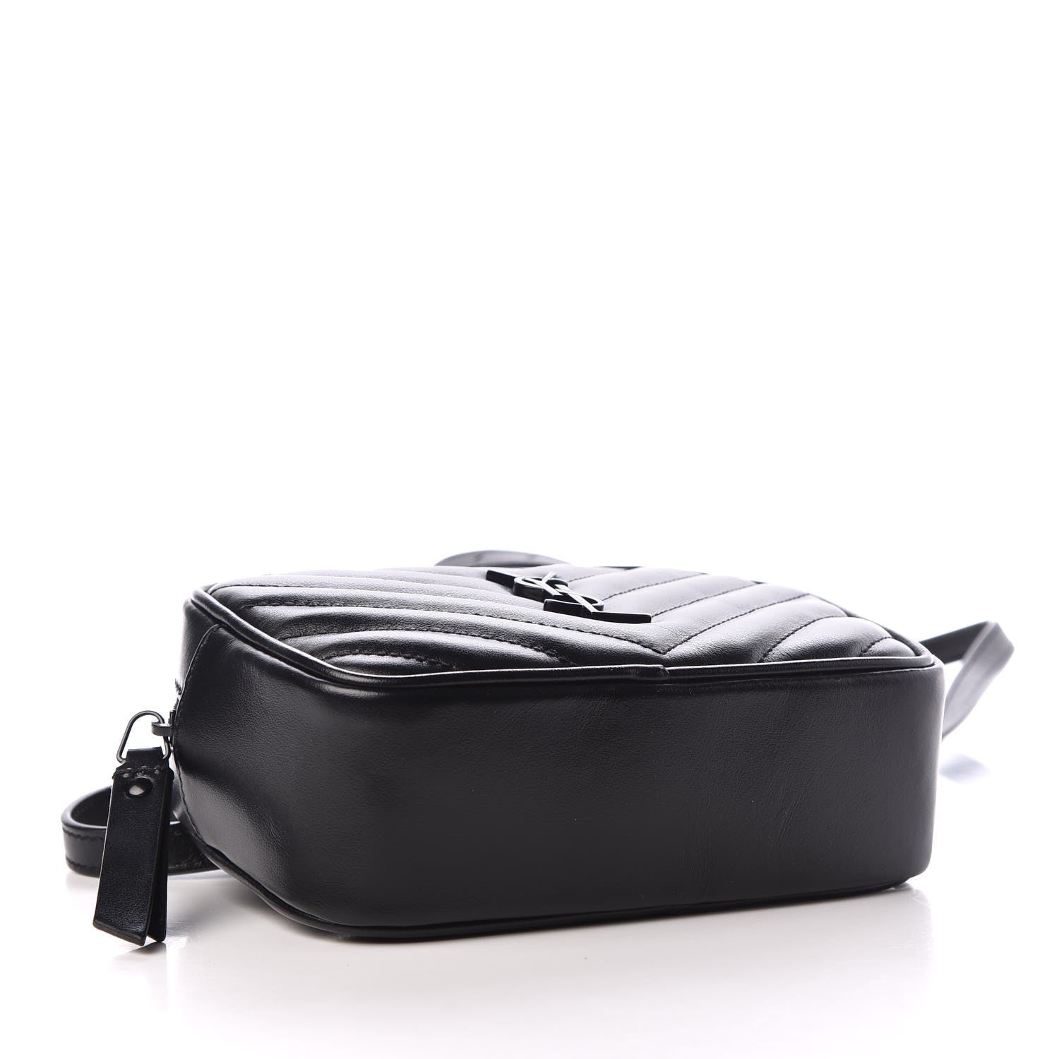 Saint Laurent Calfskin Matelasse Monogram Lou Belt Bag Black 4 of 7