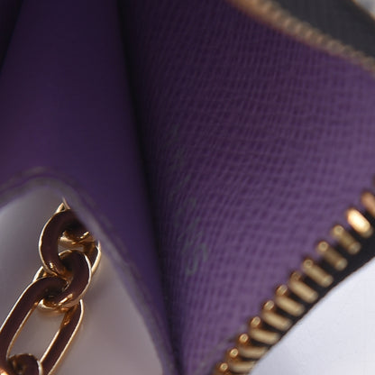 Louis Vuitton Monogram Multicolor Key Pouch Black Violet 7 of 7