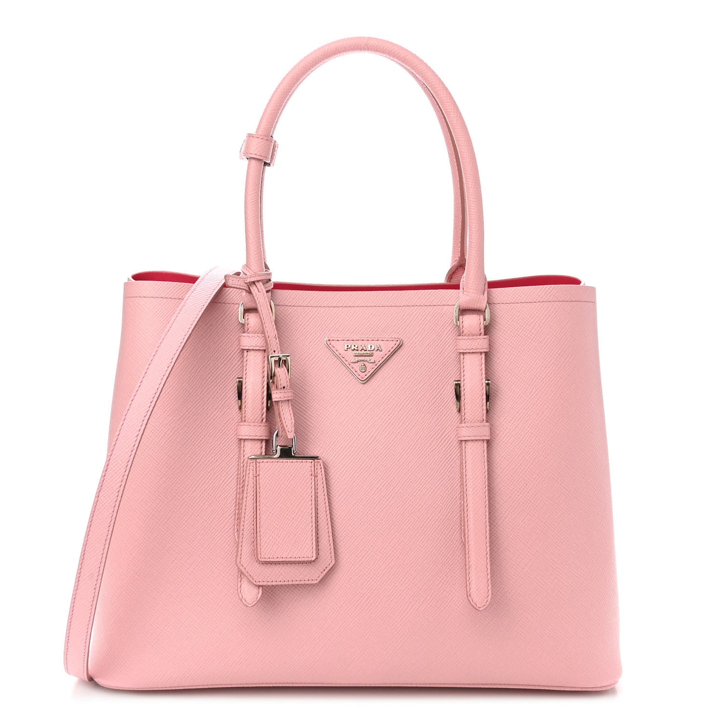 Saffiano Cuir Small Double Handle Tote Pesco