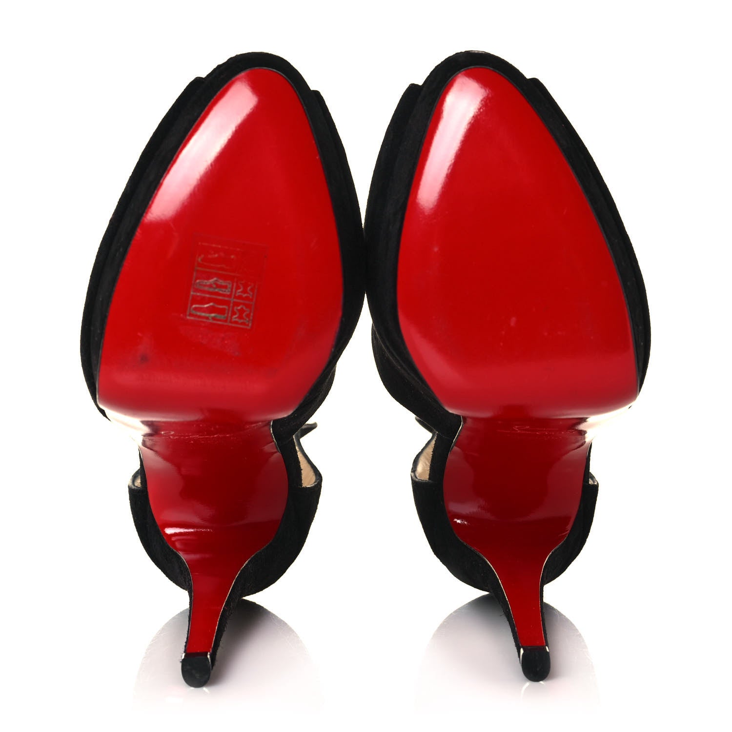 Christian Louboutin Suede Marlenalta 150 Pumps 38.5 Black 5 of 8