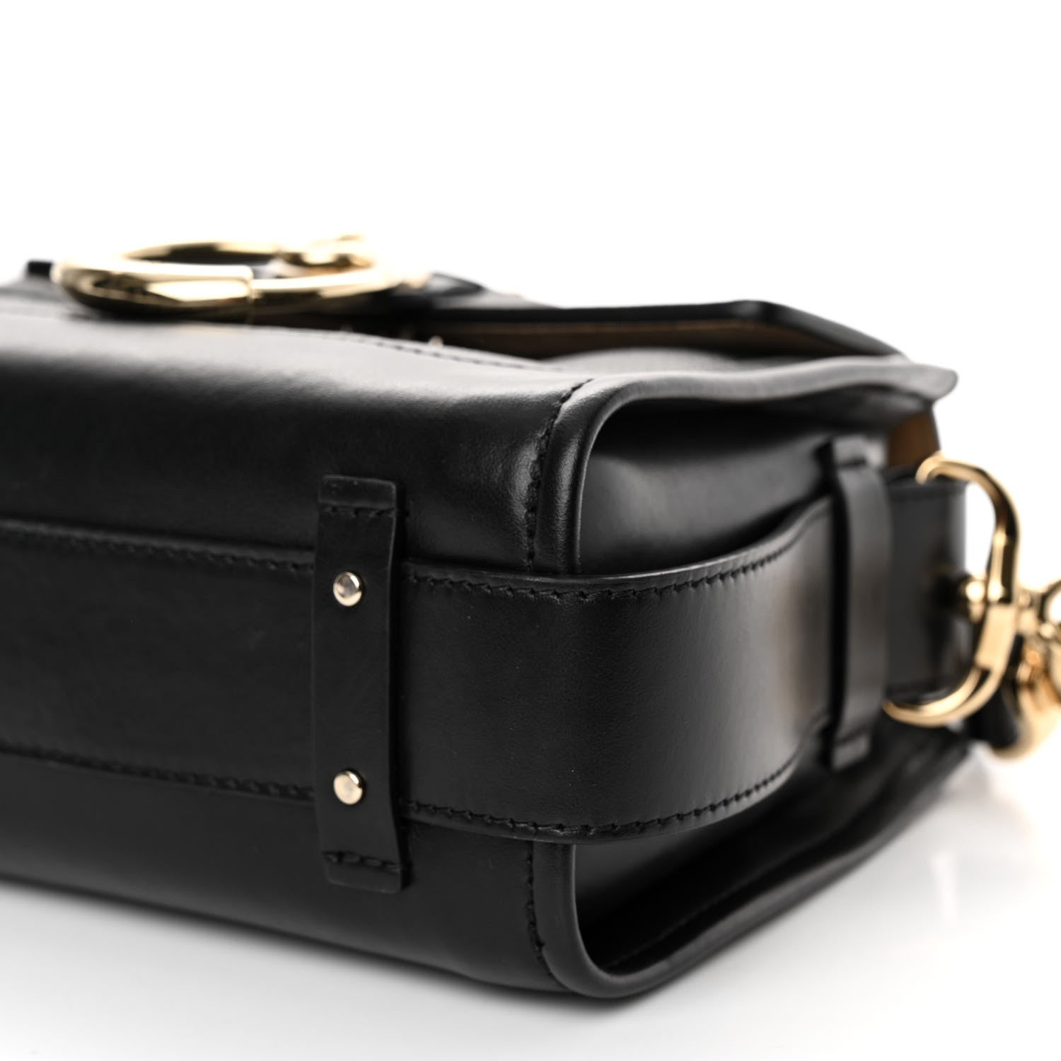Chloe Calfskin Mini Tess Day Bag Black 9 of 9