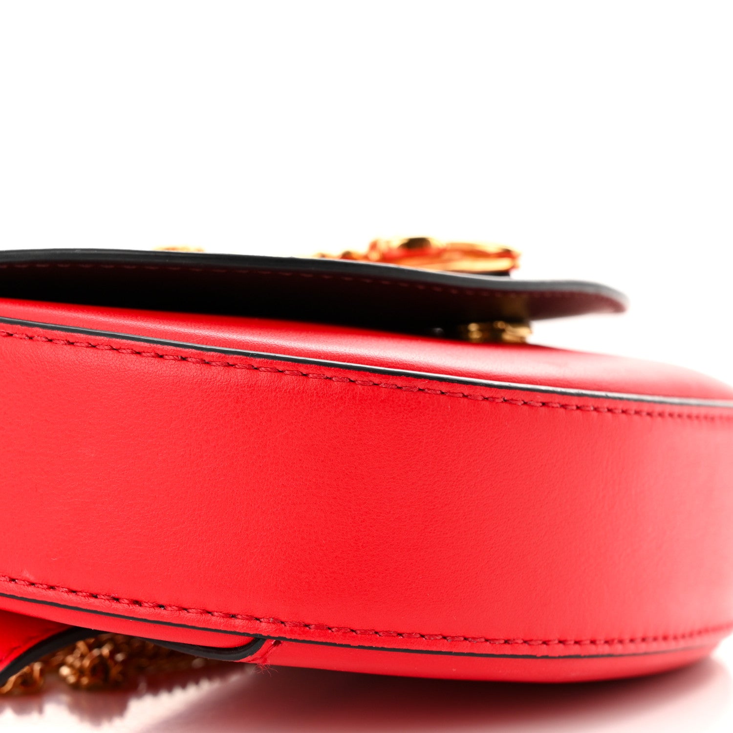 Versace Vitello Virtus Belt Bag Eros Flame Red 8 of 11